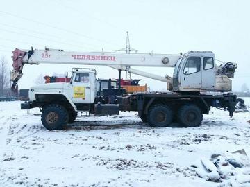Автокран вездеход Ural Челябинец КС-55732-21