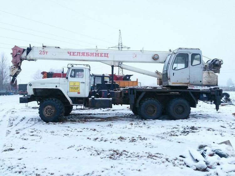 Автокран вездеход Ural Челябинец КС-55732-21