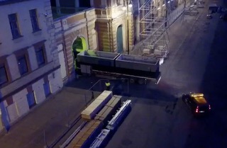 Транспортировка негабаритных модулей БКТП